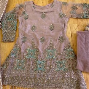 Pakistani Indian sharara shalwar 3 piece set